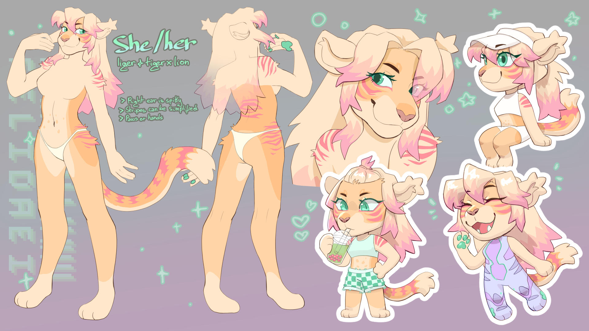 Feli reference sheet